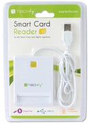 Techly Compact /Writer USB2.0 White I-CARD CAM-USB2TY smart card reader Indoor-2
