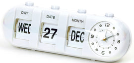 Platinet alarm clock January, white (43627)