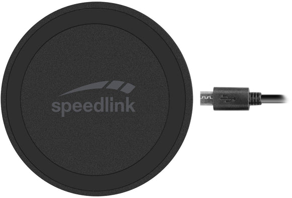 Chargeur sans fil speedlink puck 10 noir sl-690403-bk