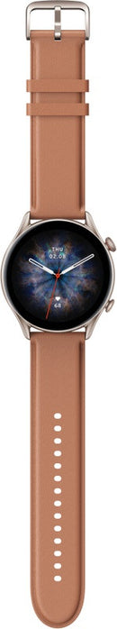 Smartwatch GTR3 Pro brązowa skóra-8