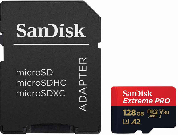 Atmiņas karte SanDisk Extreme PRO 128GB MicroSDXC