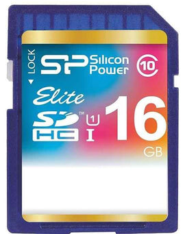 Silicon Power memory card SDHC 16GB Elite