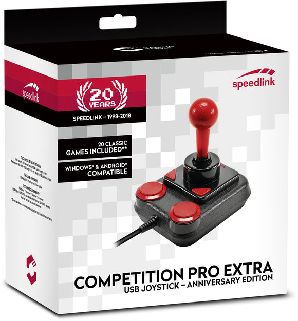 Manette de jeu speedlink competition pro extra sl-650212-bkrd
