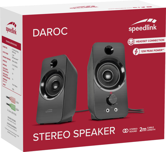 Enceintes speedlink daroc sl-810005-bk
