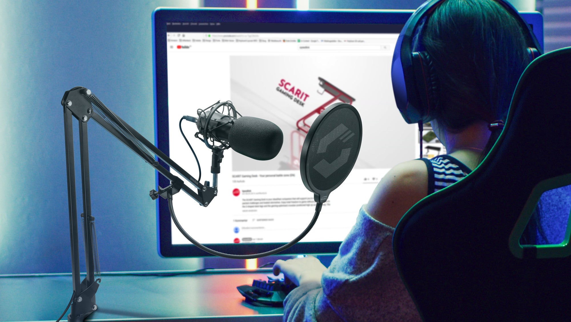 Kit de démarrage pour streaming speedlink volity ready