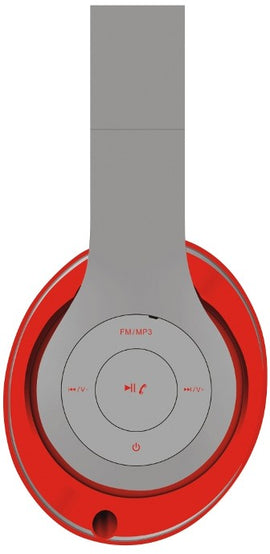 Casque Omega Freestyle FH0916, gris/rouge