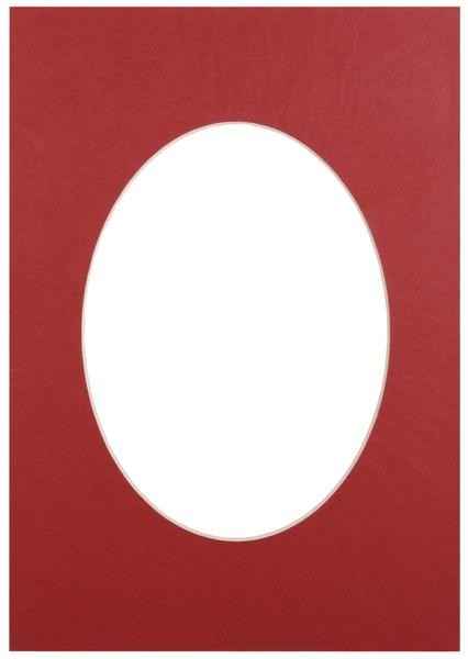 Passepartout 21x29.7, brick oval