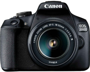 Canon | EOS | 2000D 18-55 III EU26 | SLR Camera Kit | Megapixel 24.1 MP | ISO sensitivity (max) 12800 | Display diagonal 3.0 " | Wi-Fi | Video recording | APS-C | Black