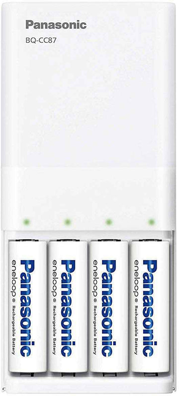 Chargeur Panasonic eneloop BQ-CC87USB + 4x1900
