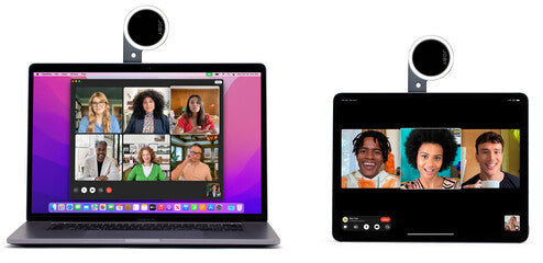 Anneau lumineux Joby Beamo MagSafe, gris