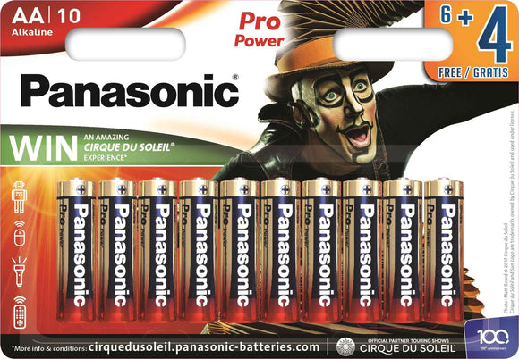 Panasonic Pro Power battery LR6PPG/10B (6+4pcs)