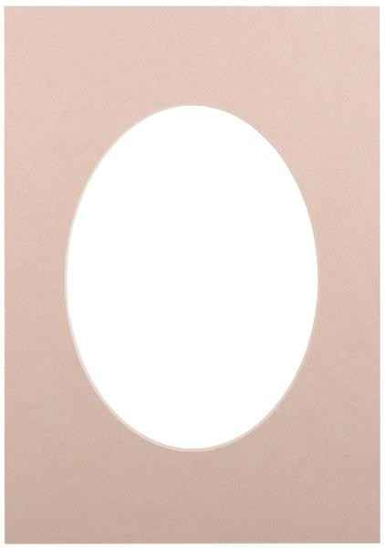 Passepartout 21x29.7, beige oval