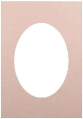 Passepartout 21x29.7, beige oval