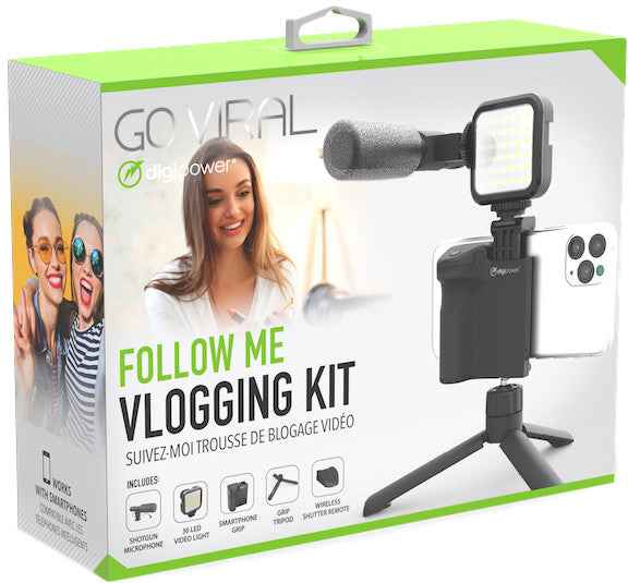 Kit de vlogging Digipower Suivez-moi