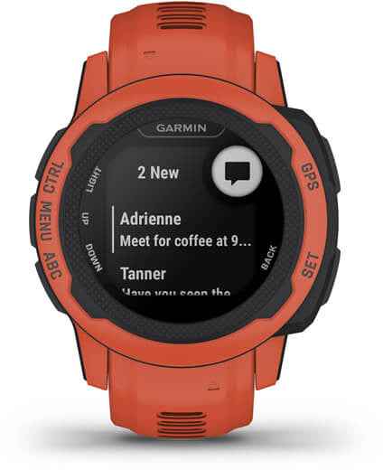 Garmin Instinct 2S, coquelicot