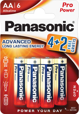 Panasonic Pro Power battery LR6PPG/6B (4+2)