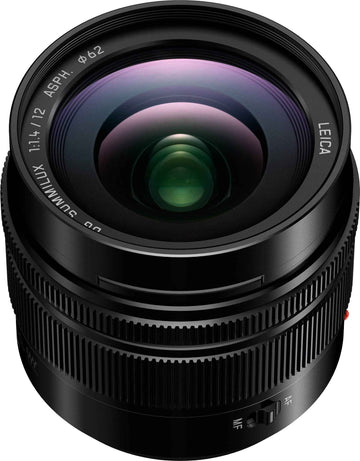 Panasonic Leica DG Summilux 12mm f/1.4 ASPH. lens, black