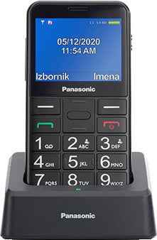 Panasonic | KX-TU155EXBN | Noir | Écran LCD TFT 2,4 pouces | Carte microSD/microSDHC | Bluetooth | Version USB micro USB | Caméra intégrée | Résolution de la caméra principale : 0,3 MP