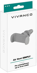 Vivanco car phone holder Simply, gray (62378)-3