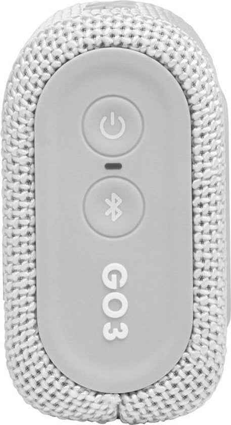 Enceinte sans fil JBL Go 3 BT, blanche