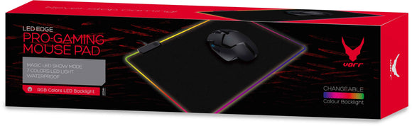 Tapis de souris Omega Varr Pro LED, noir (44888)