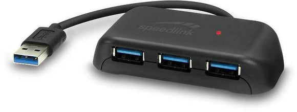 Concentrateur USB Speedlink Snappy Evo 4 ports (SL-140109-BK)