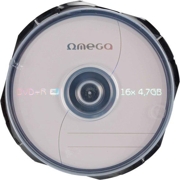 DVD+R Omega 4,7 Go 16x, broche de 10 pièces