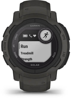 Garmin instinct 2 solar 229 cm 09" mip 45 mm numérique 176 x 176 pixels graphite gps satellite