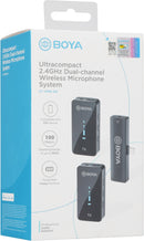 Microphone sans fil boya by-xm6-s4