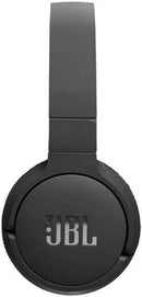 JBL on-ear bezvadu austiņas ar trokšņu slāpēšanu, melnas