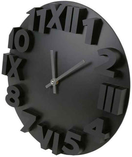 Platinet wall clock Modern, black (42985)
