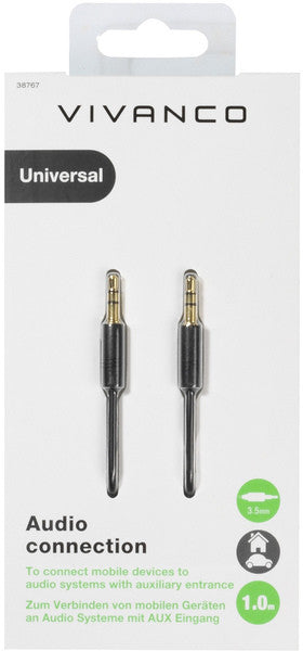 Vivanco cable 3.5mm - 3.5mm 1m (38767)
