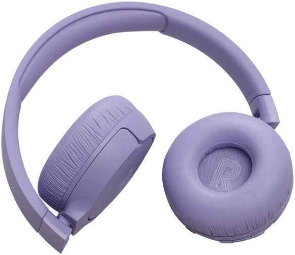 Casque sans fil supra-auriculaire JBL avec réduction du bruit, violet