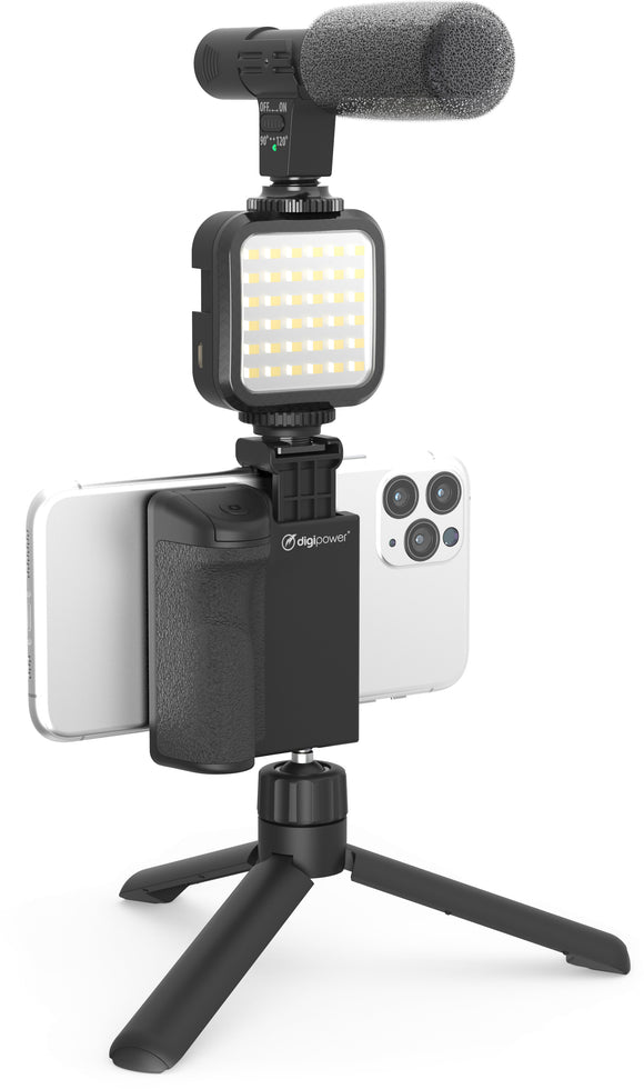 Kit de vlogging digipower suivez-moi