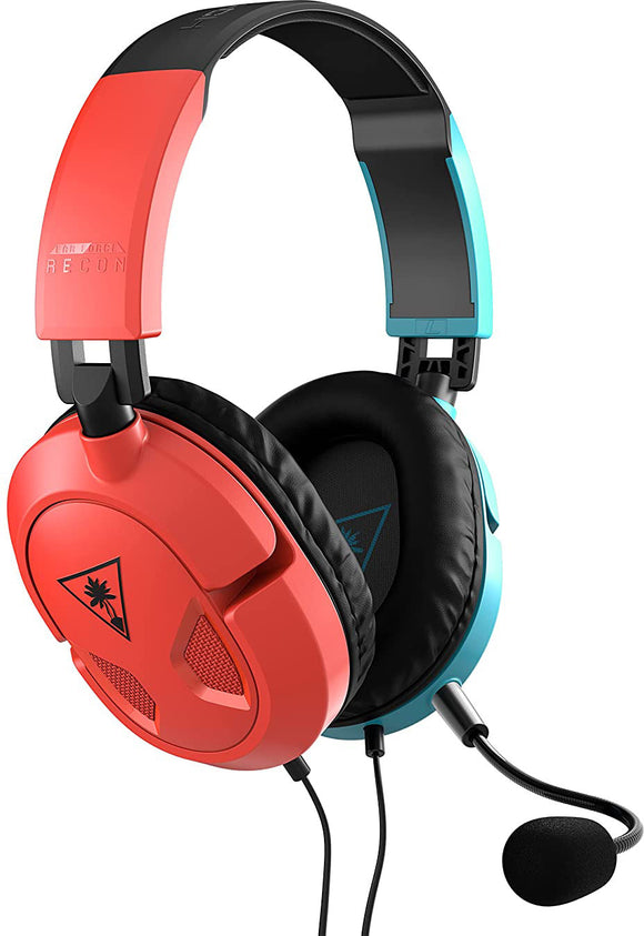 Casque Turtle Beach Recon 50, rouge/bleu