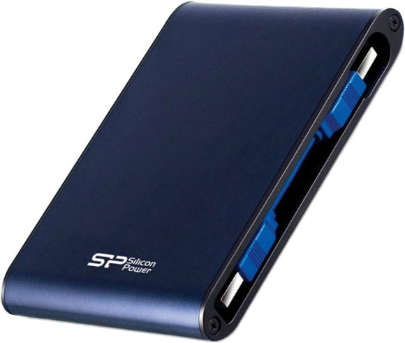 Silicon Power external hard drive 1TB Armor A80, blue