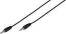 Vivanco cable 3.5mm - 3.5mm 1m, black (35810)-1