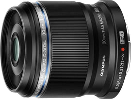 CAMERE foto - accesorii Olympus M.ZUIKO DIGITAL ED 30mm 1:3.5 Macro / EM-M3035 BLK "V312040BW000" (timbru verde 0.18 lei)