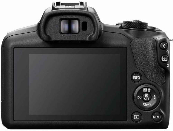Canon | EOS R100 Mirrorless Camera + RF-S 18-45mm IS STM Lens + RF-S 55-210mm IS STM Lens | Megapixel 24.1 MP | Image stabilizer | ISO sensitivity (max) 256000 | Wi-Fi | Video recording | Manual | CMOS | Black