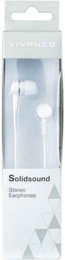 Vivanco earphones Solidsound, white (38902)