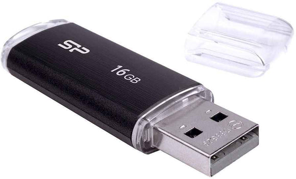 Silicon Power Ultima U02 USB flash drive 16 GB USB Type-A 2.0 Black