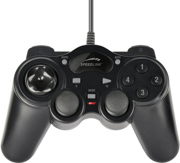 Manette de jeu speedlink thunderstrike sl-6515-bk