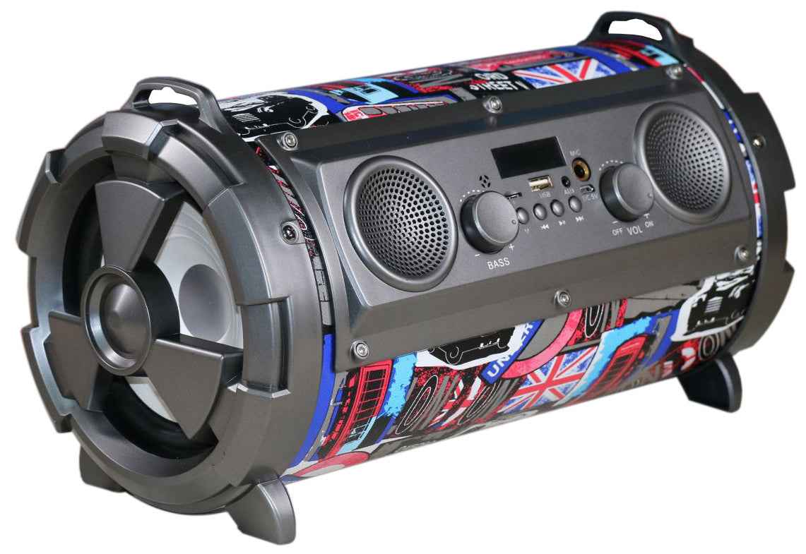 Enceinte Bluetooth Omega V2.1 OG72P, multicolore (44162)