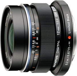 Appareils photo - accessoires objectif olympus zuiko digital ed 12 mm f/2.0 noir  v311020be001  timbre vert 018 lei