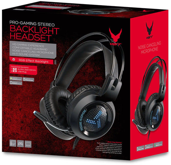Casque Omega Varr VH8020, noir