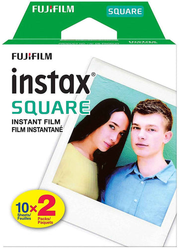 Fujifilm | Instax Square Glossy Instant film (2x10pl) | 86 x 72 mm | Image dimensions: 62 × 62 mm | Quantity 20
