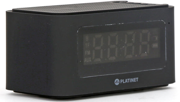 Enceinte sans fil Platinet + réveil Bluetooth 5W PMGC5B