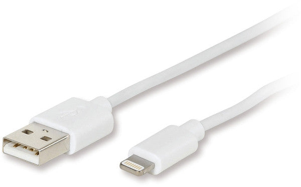 Chargeur Vivanco Lightning 2,4 A 1,2 m, blanc (60018)