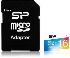 Silicon Power memory card microSDHC 16GB Elite Class 10 + adapter