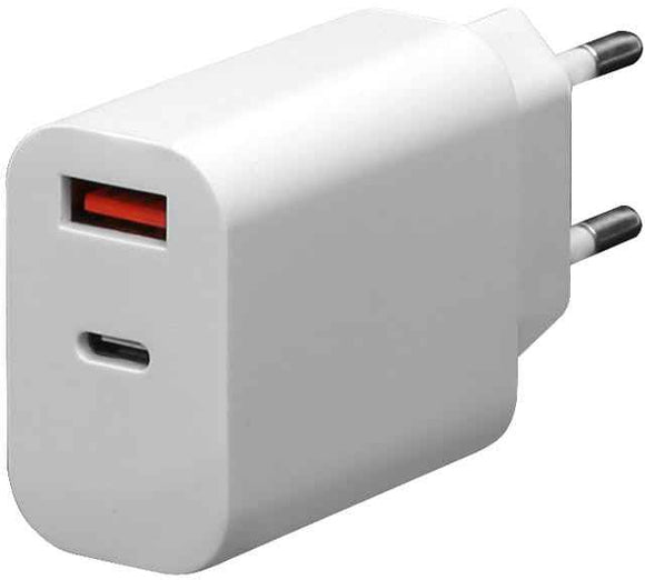 Platinet charger USB/USB-C 30W PLCUPD30W